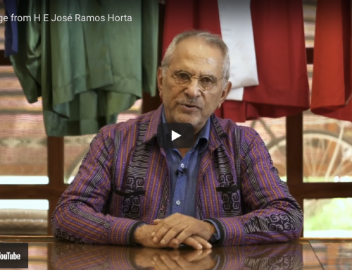 Message from H.E. Dr José Ramos Horta